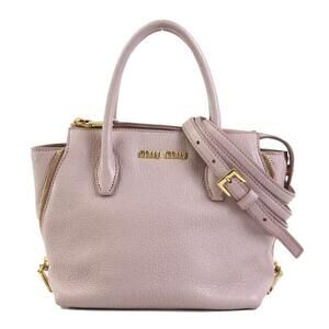 Miu Miu shoulder bag pink leather
